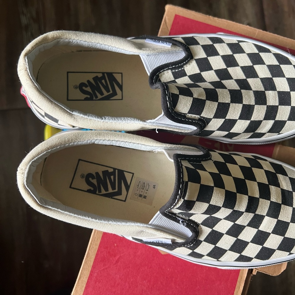 Vans Checkerboard Slip-On Shoes